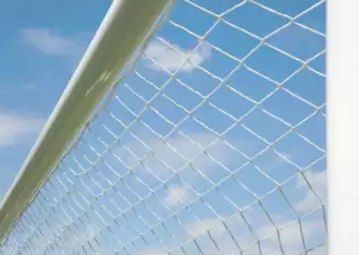 BICOLOR Fußballnetz - 7,32 x 2,44 x 2m - 4mm