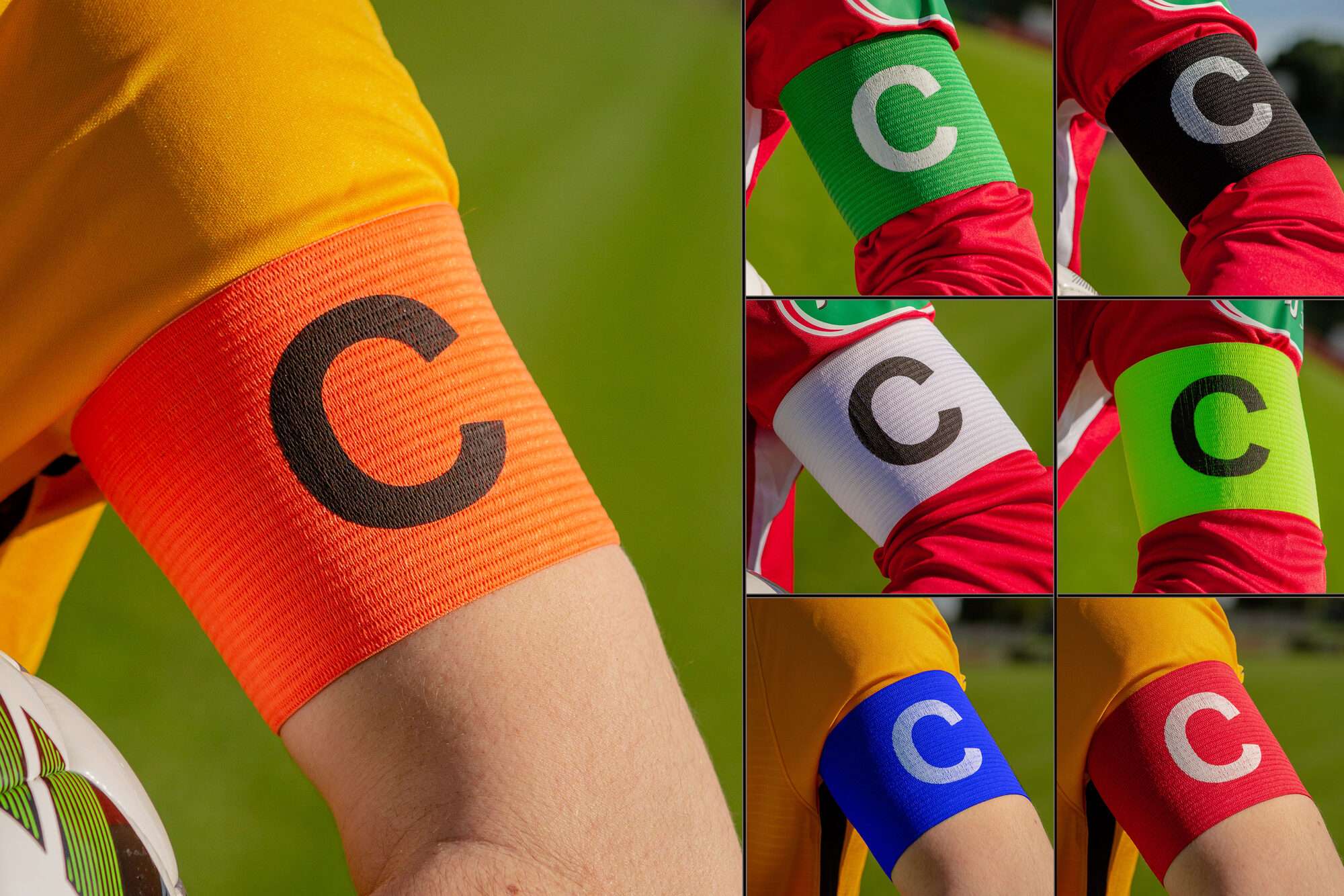 Image du produit : Kapitänsbinde / Spielführerbinde - C - 7 Farben und 2 Größen zur Auswahl