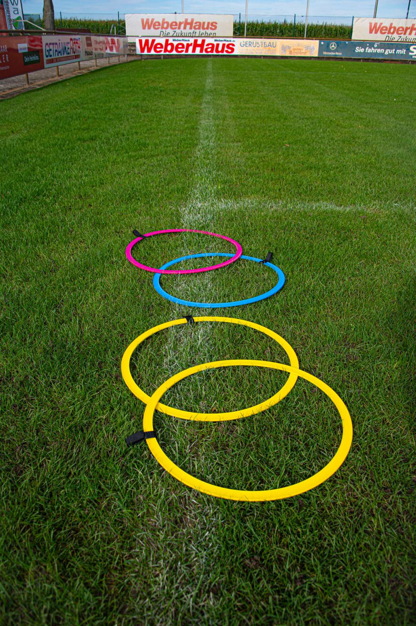 Image du produit : Koordinationsreifen - Koordinationsringe 12er Set - 45 cm, inkl. Tragetasche