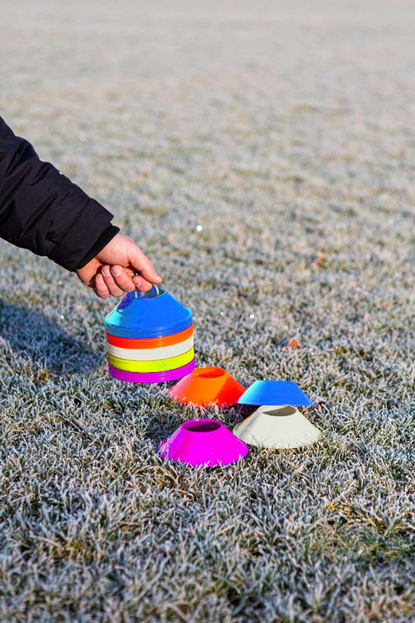 Image du produit : MINI Markierungshütchen flexibel - 12 cm ∅ - 50er Set