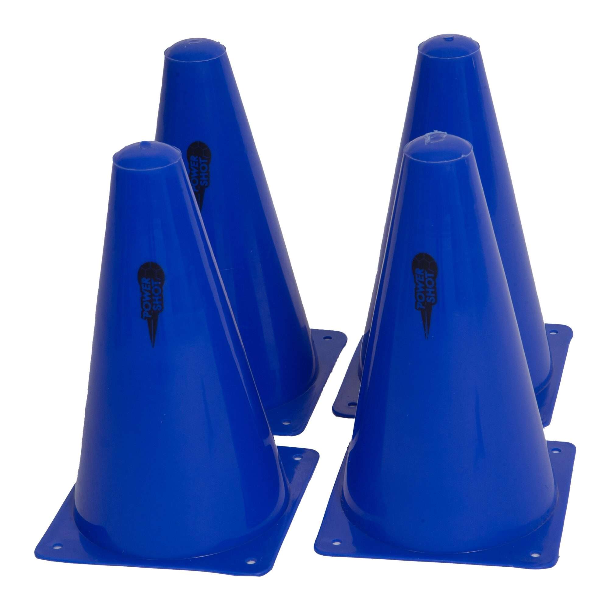 Image du produit : 4er-Set Absperrkegel - 23cm BLAU