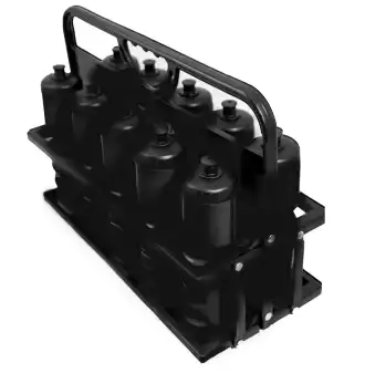 Trinkflaschen - Set - 10 Trinkflaschen + Flaschenträger POWERSHOT®