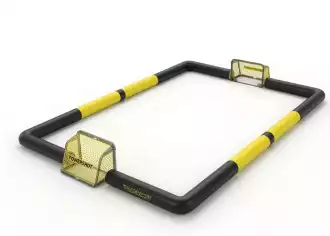 Aufblasbare Spielfeldbegrenzungen mit Toren – 15 m x 10 m