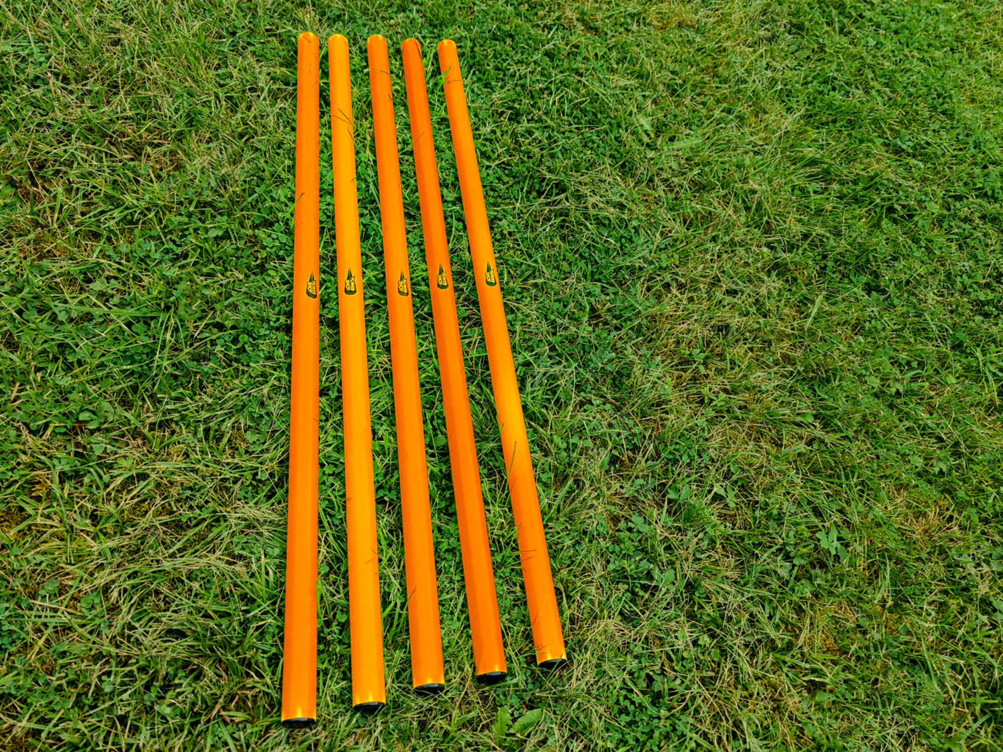 Image du produit : Set aus 5 Slalomstangen - 80cm - Orange