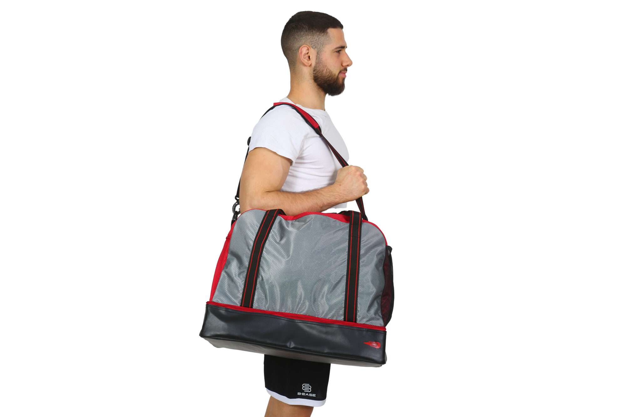 Image du produit : Sac de sport Cubico - Rouge et noir