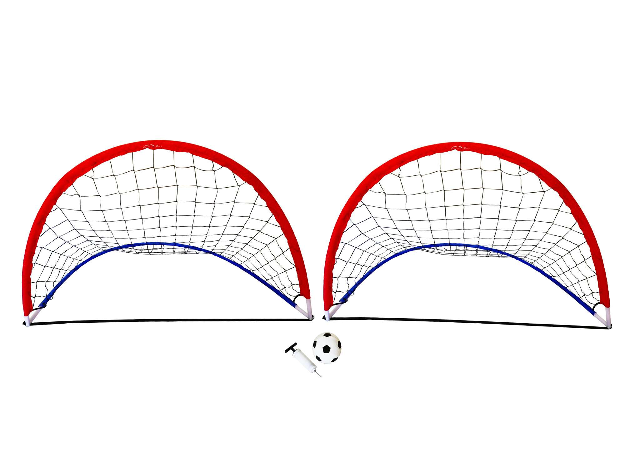 Image du produit : Hockey-/Floorball-Set - 12 Stöcke, 5 Bälle und Tore
