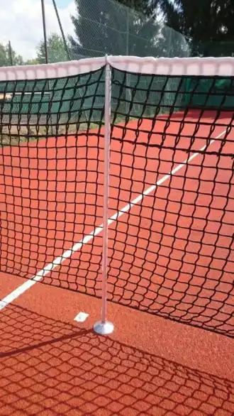 Ein Paar Tennisheringe - Graues Aluminium
