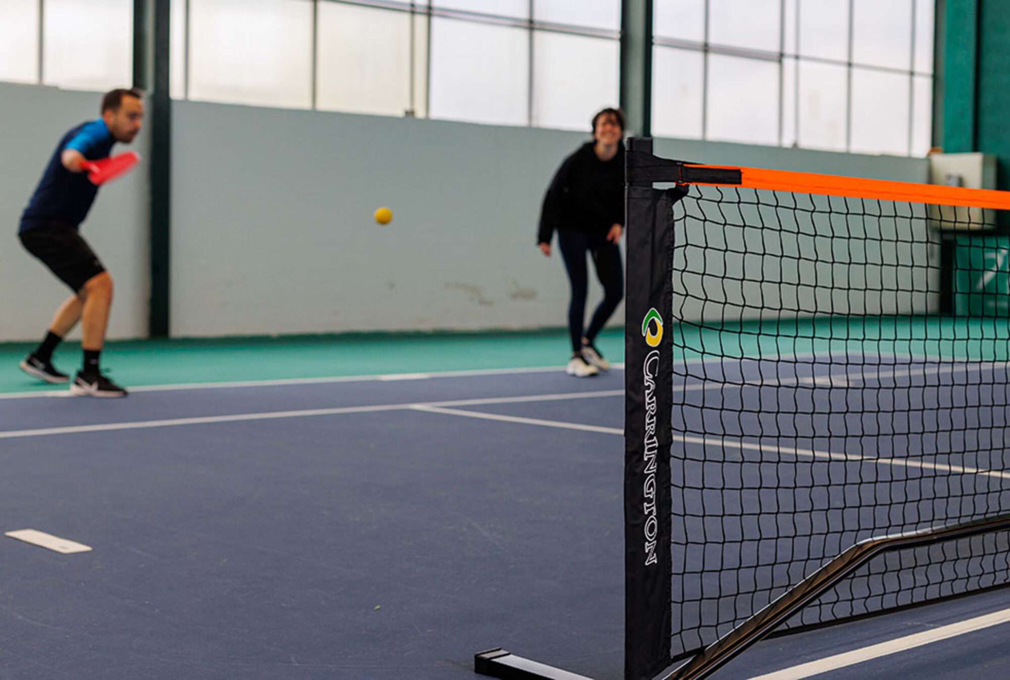 Image du produit : Tennisnetz SET aus Aluminium - 4 x 0,90m - Fußballtennis Netz