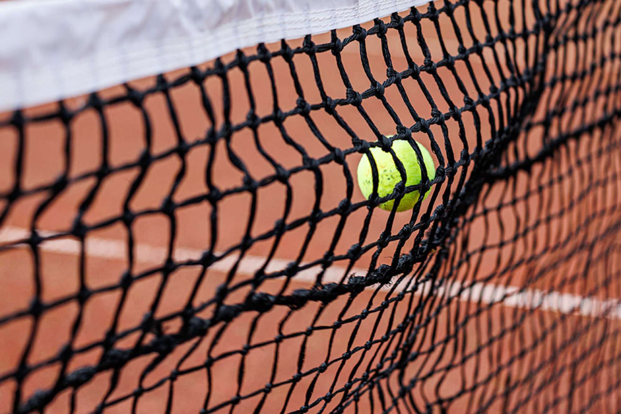 Image du produit : Tennisnetz Expert 3,5mm- Doppelmaschen - Sandplatz