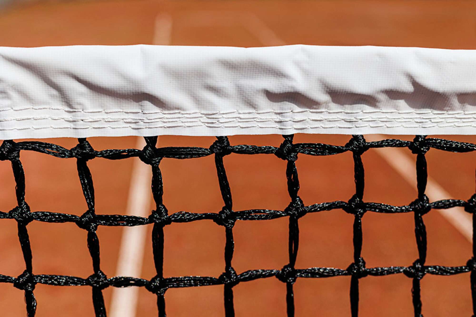Image du produit : Tennisnetz Expert 3,5mm- Doppelmaschen - Sandplatz