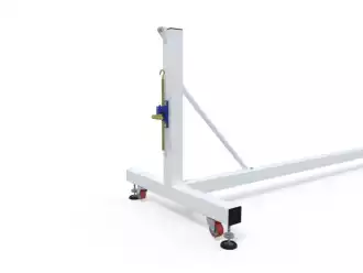 Tennisanlage PROFI aus Stahl - transportabel - 12,80m