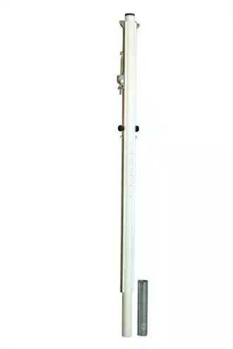 Mittel-Volleyballpfosten Stahl ø 90 mm - Mehrfachspielfelder - inkl Bodenhülsen